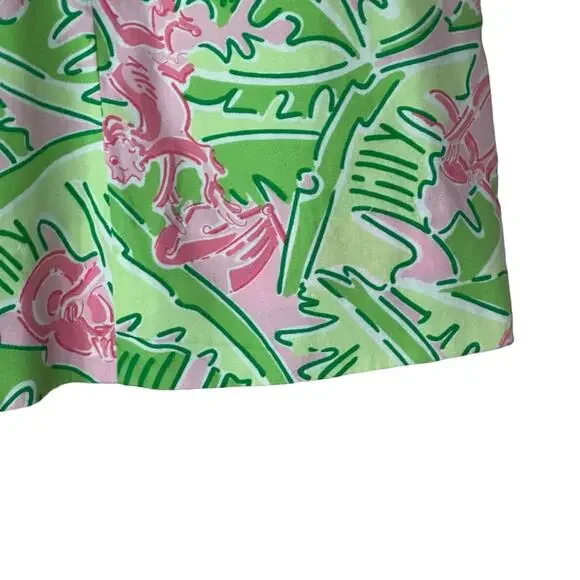Lilly Pulitzer Vintage White Label Musical Monkeys Jungle Print skirt - Picture 8 of 10